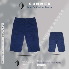 Premium Three Quarter Twill Pants